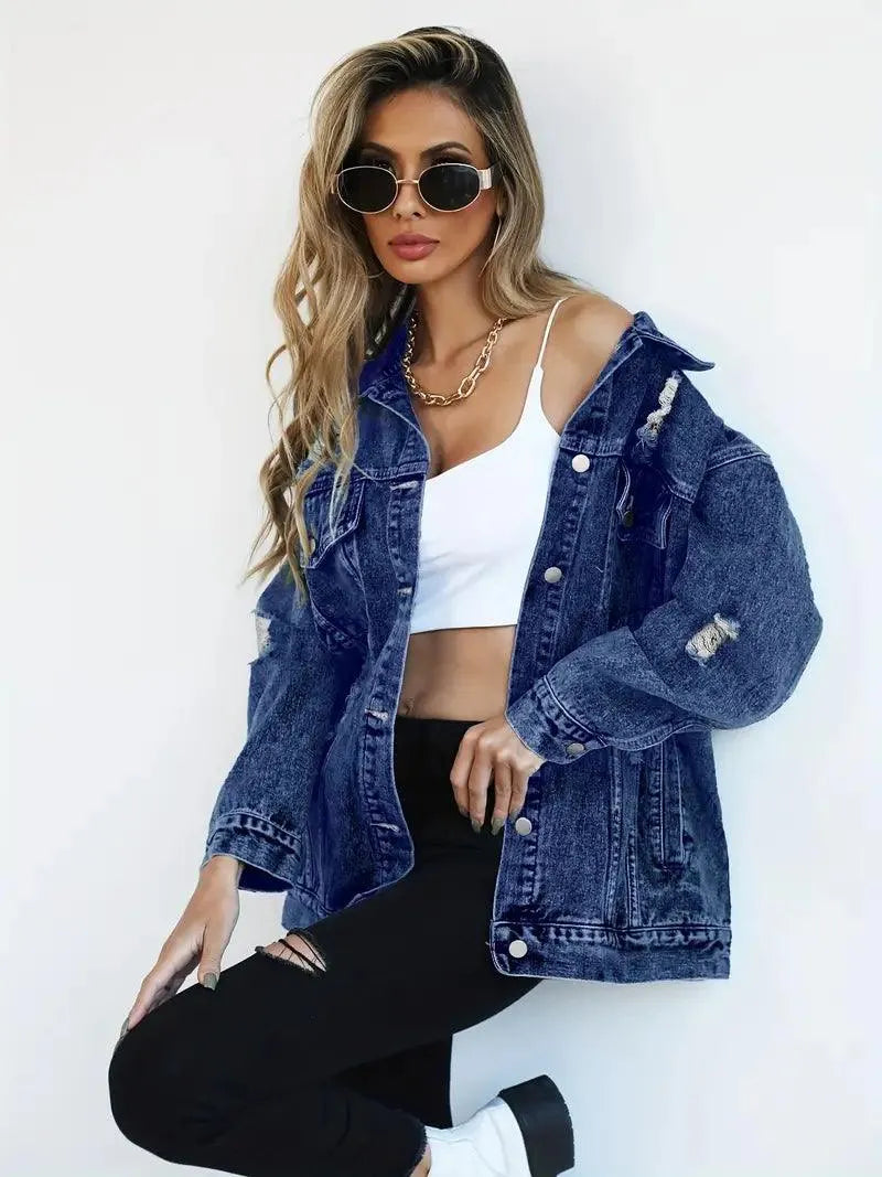 Drune | Oversized Jeansjacke für Damen