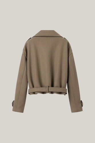 Drune | Kragenbeltes Jacke