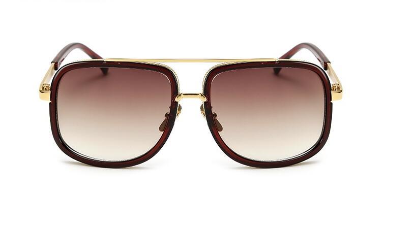 Drune | Luxus Herren Sonnenbrille Mit Quadratischem Rahmen