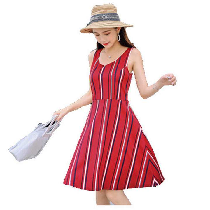 Damen Freizeitkleid mit Punkten Drune