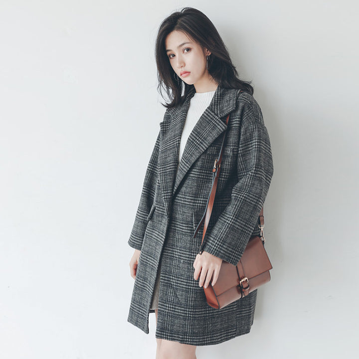 Drune | Damen Karierten Blazer Trendy & Klassischer Blazer Für Frauen