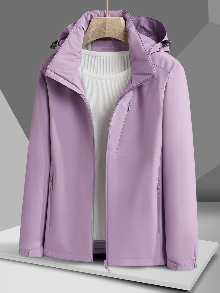 Drune Wasserdichte Fleece-Winterjacke Mit Kapuze Für Damen | Perfekt Für Outdoor-Aktivitäten