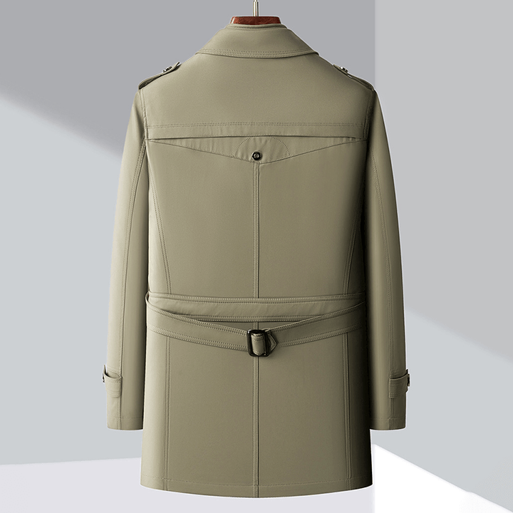 Drune | Herren Doppelreiher Trenchcoat