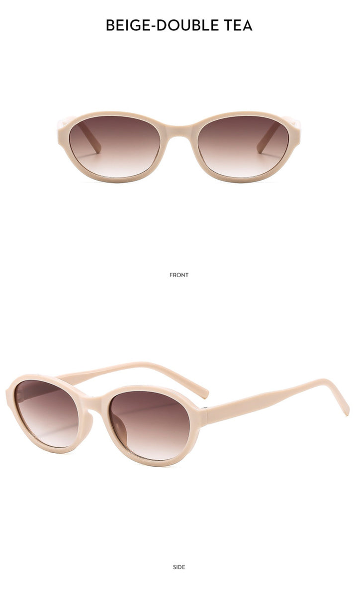 Drune | Ovale Sonnenbrille mit kleinem Rahmen
