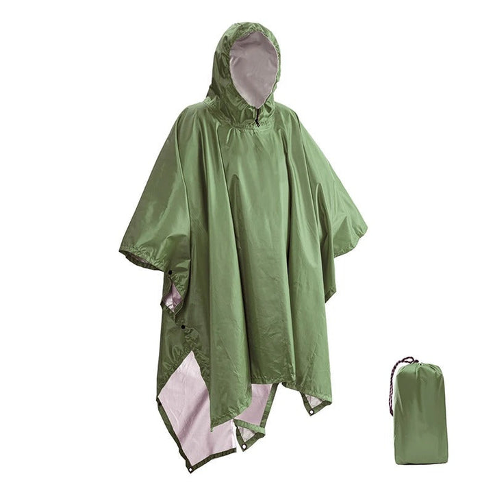 Drune | Regenponcho Mit Kapuze