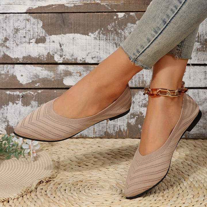 Drune | Ballerinas für Damen Slip On Atmungsaktive Wohnungen