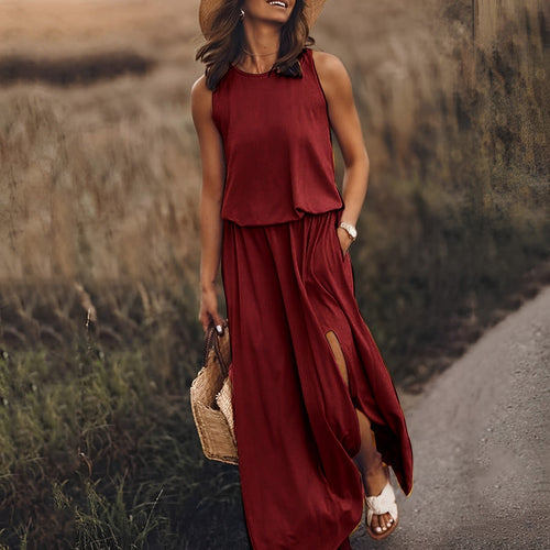 Drune | Elegantes Farbenfrohes Kleid