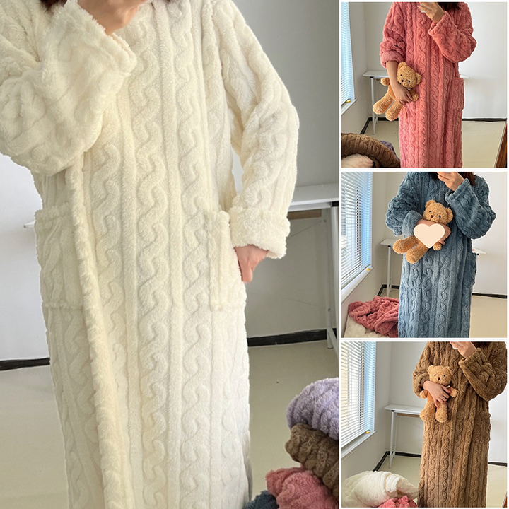 Drune | Winter korallen Samt-Homewear