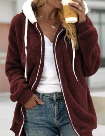 Drune | Extra warmer Teddy-Fleece Zip Hoodie
