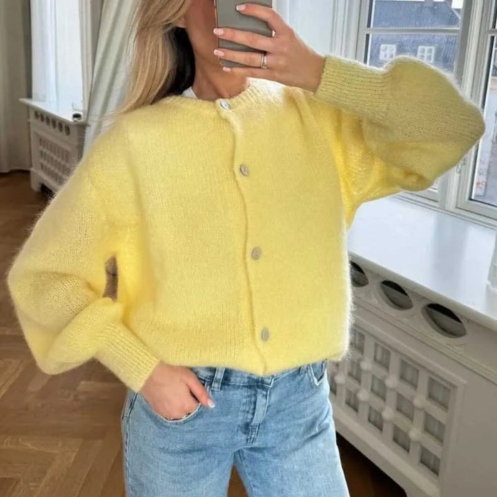 Drune | Damenpullover mit Knopfverschluss