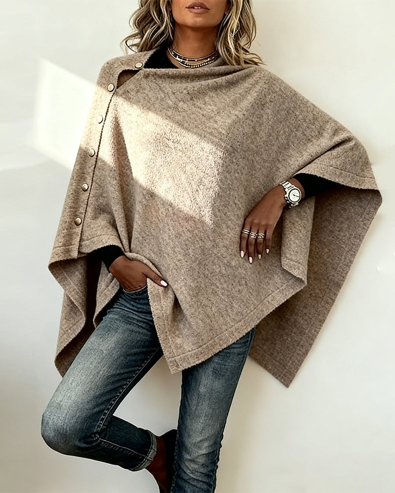 Drune | Cape Design Modischem Ambiente und Asymmetrischem Schnitt
