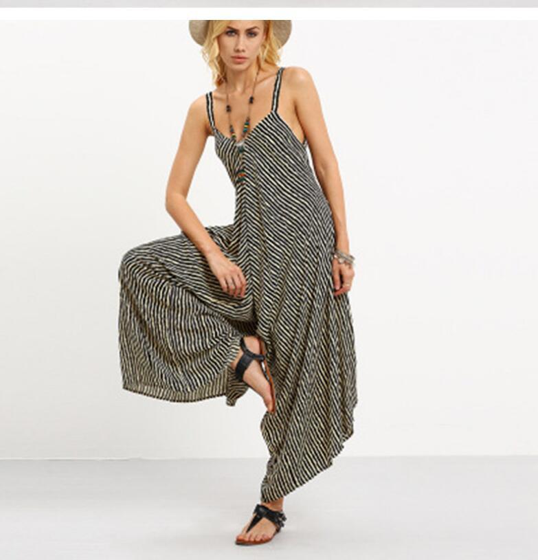 Damen lässiger Jumpsuit mit asymmetrischem Schnitt und weitem Bein Drune