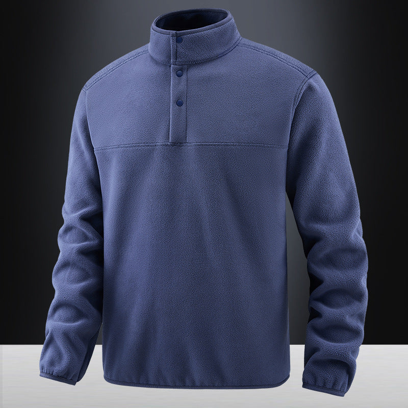 Drune | Luxuriöse Fleece-Weste mit Knöpfen für Herren
