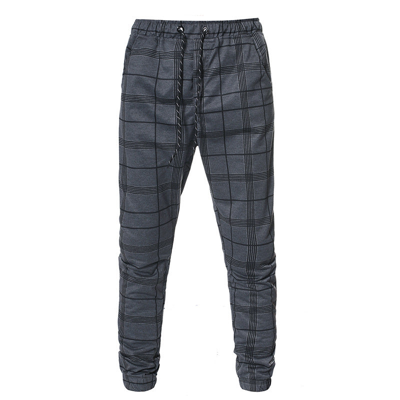 Drune | Herren karierte Sweatpants
