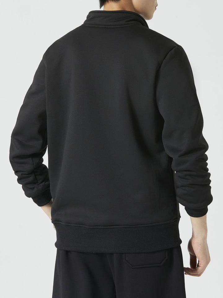 Drune | Herren Pullover mit Stehkragen für Herbst Winter