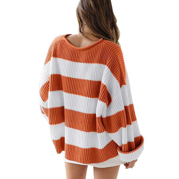 Drune | Lässiger gestreifter Pullover für Damen