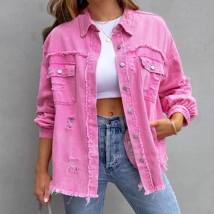 Drune | Lebendige Kante Atmungsaktive Jeansjacke