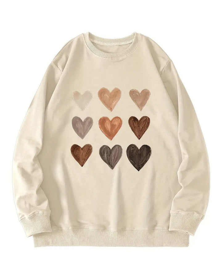 Drune | Buntes Herzförmiges Pullover