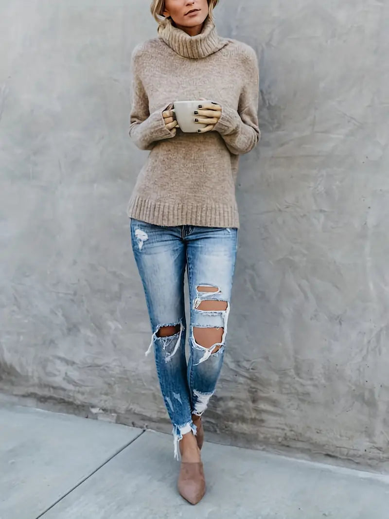 Drune | Pullover mit Rollkragenpullover