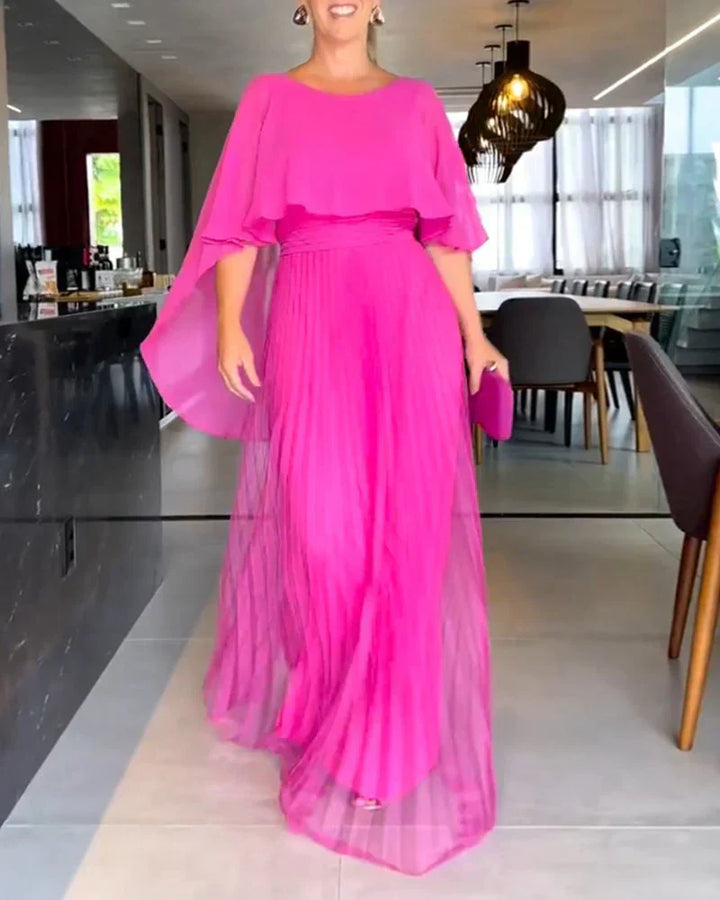 Drune | Elegantes Maxi-Kleid mit Rundem Ausschnitt