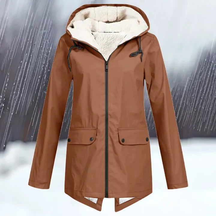 Drune | und wasserdichte Jacke mit Kapuze und Verstärkung