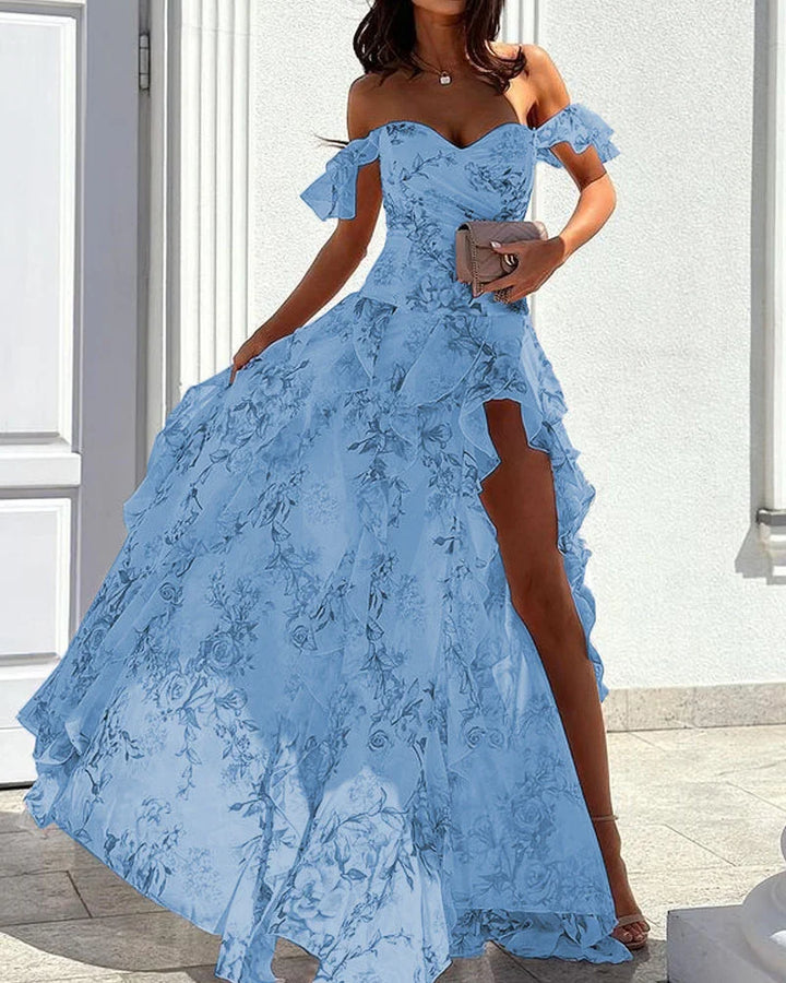 Drune | Elegantes Geblümtes Kleid