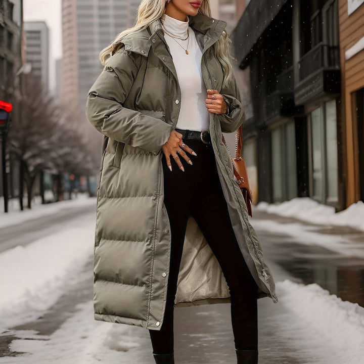 Drune | Lange Winter-Pufferjacke