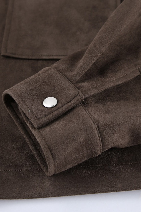 Drune | Wildleder Oversized Vintage Jacke