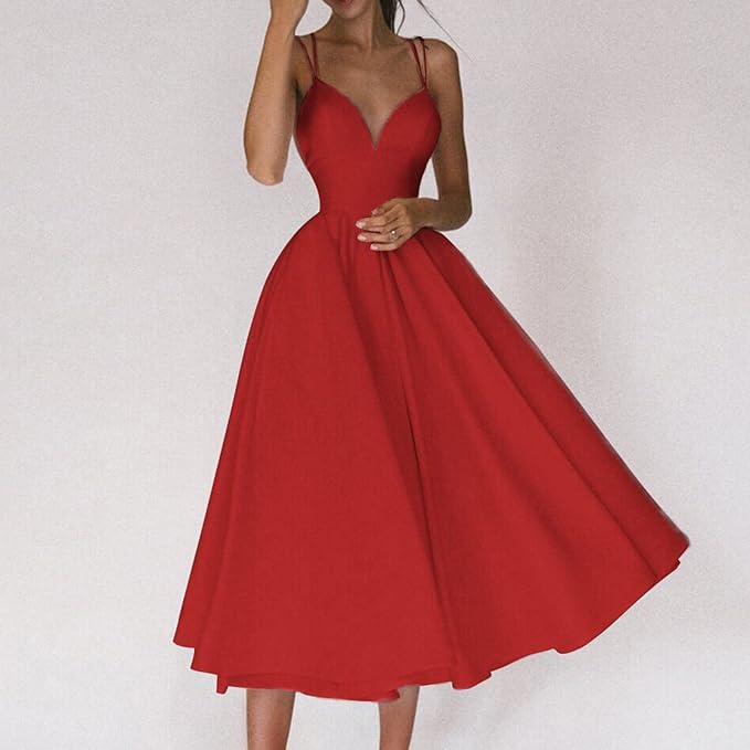 Drune | Ein Leichtes Kleid mit Zarten Spaghettiträgern