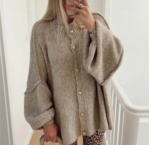 Drune | Cozy oversized knit cardigan sweater
