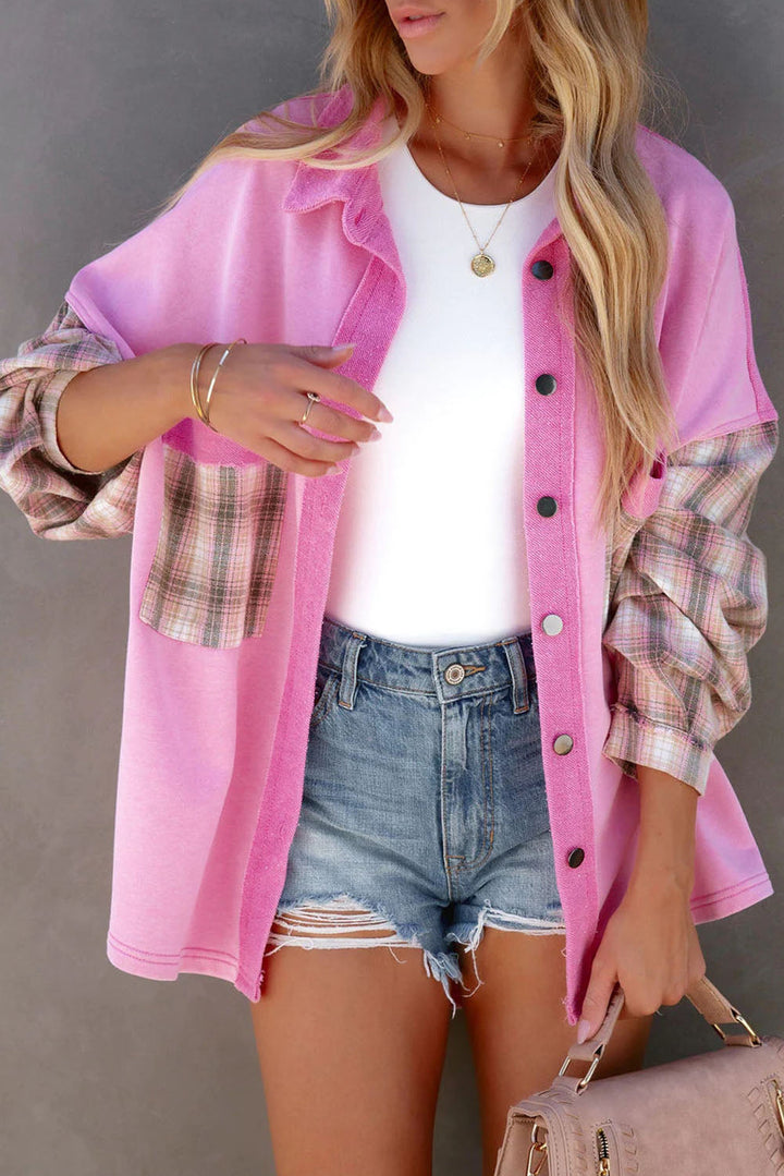 Drune | Gepunktete Flanellhemden Polyester und Baumwolle Einzigartiger Look