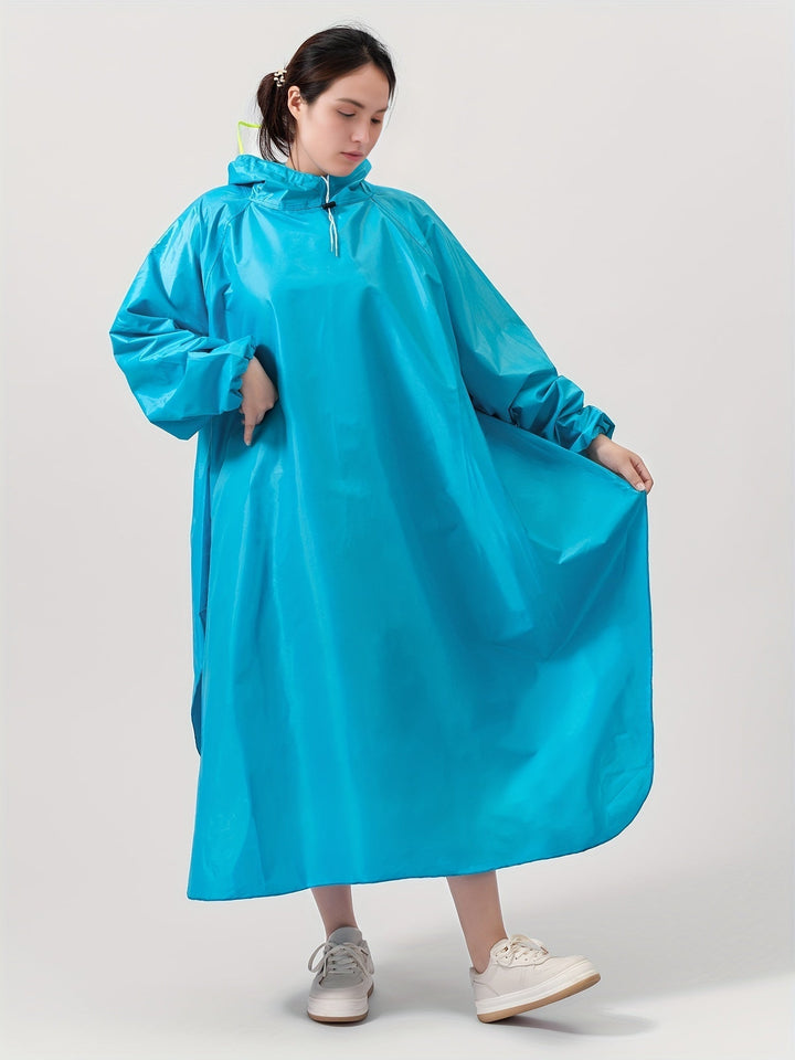 Drune | Wasserdichter Unisex Regenponcho Mit Kapuze