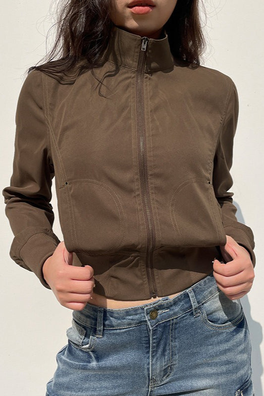 Drune | Gürteltaschenjacke mit Reißverschluss