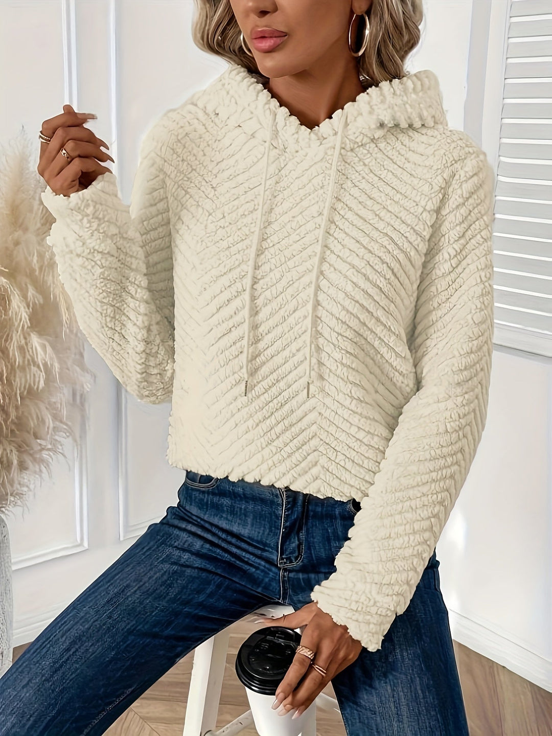 Drune | Weicher Kapuzenpullover Polyester Bequem und Trendy