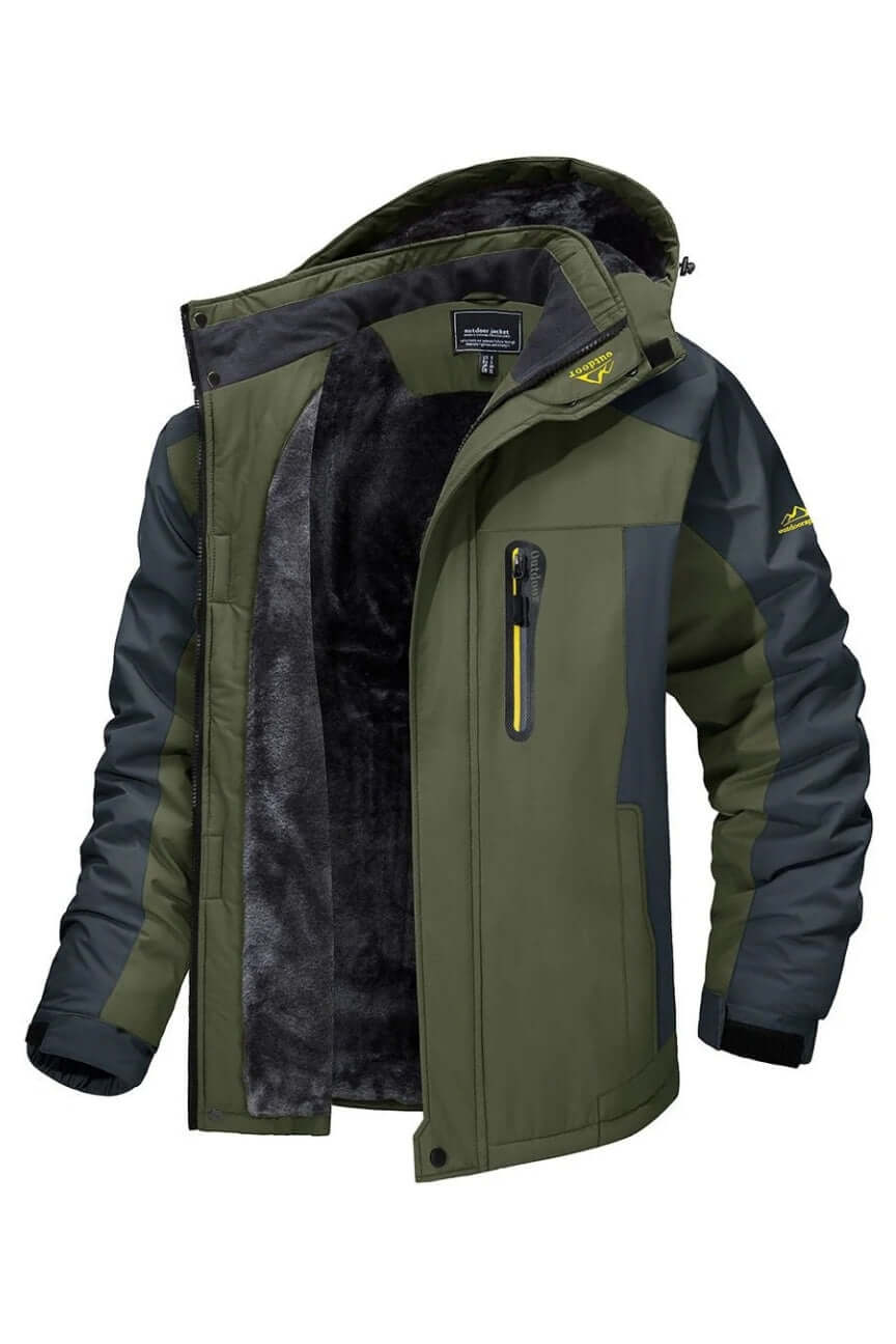 Drune | Herren wasserdichte fleecegefütterte Winterjacke