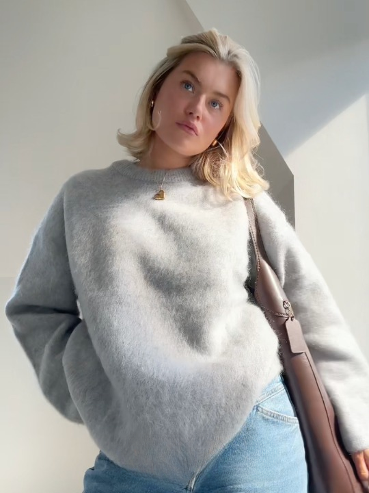 Drune | weicher Mohair-Strickpullover
