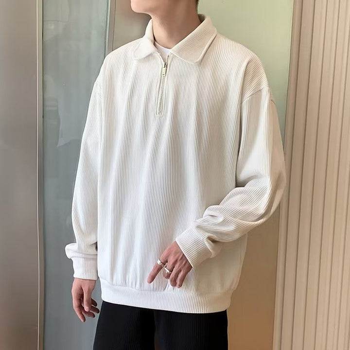 Drune | Herrenpullover mit Revers