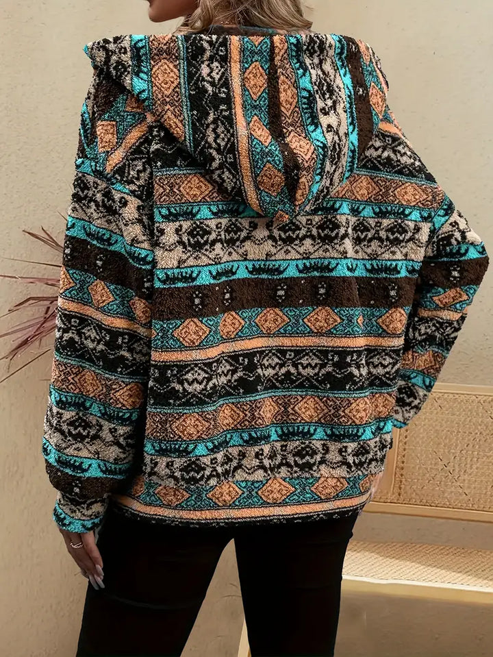 Drune | Kapuzenjacke mit Reißverschluss und Kordelzug