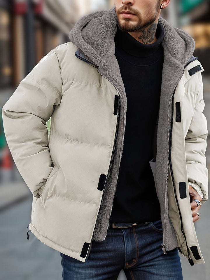 Drune | Nicht elastische Winterjacke für Herren mit Taschen - Perfekt für Aktivitäten im Freien