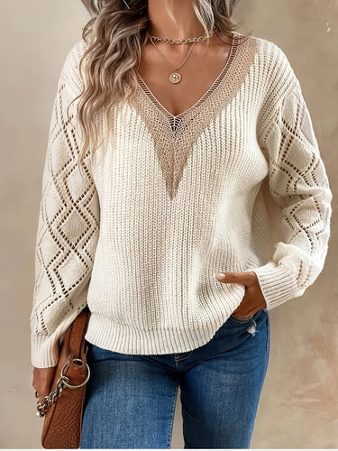 Drune | Stilvoller Strickpullover mit V-Ausschnitt