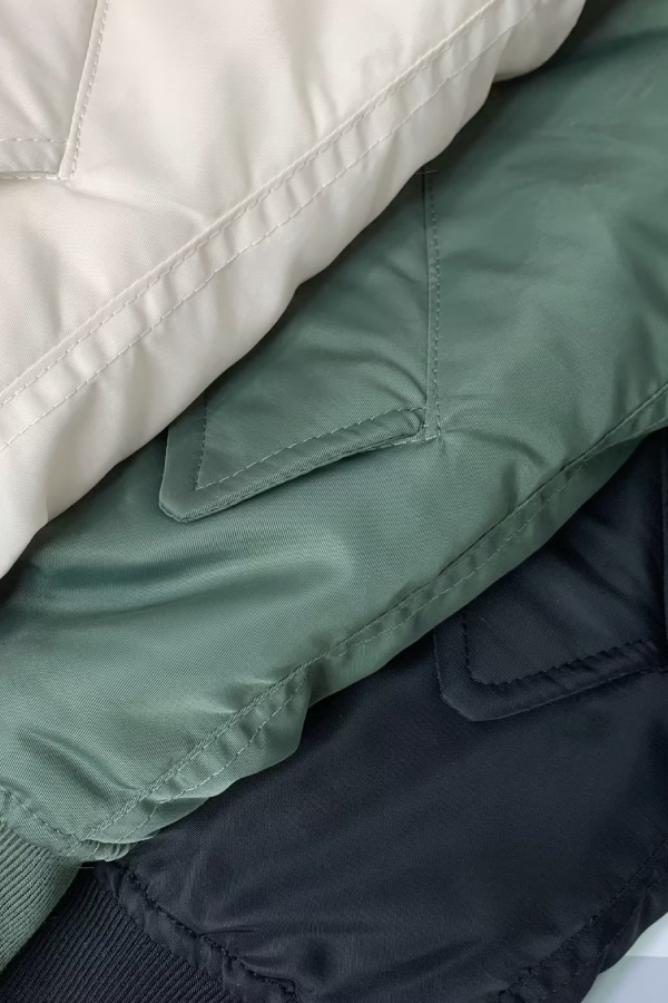 Drune | Kragen Verdickte Einseitige Flugjacke Baseballjacke