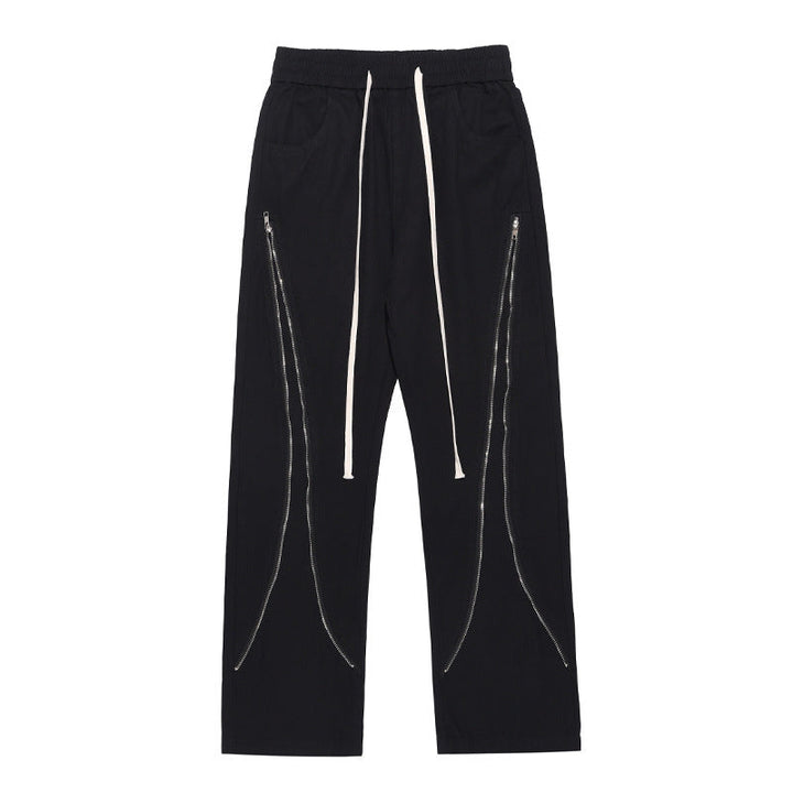 Drune | Freizeit-Hose mit langen Reißverschlüssen