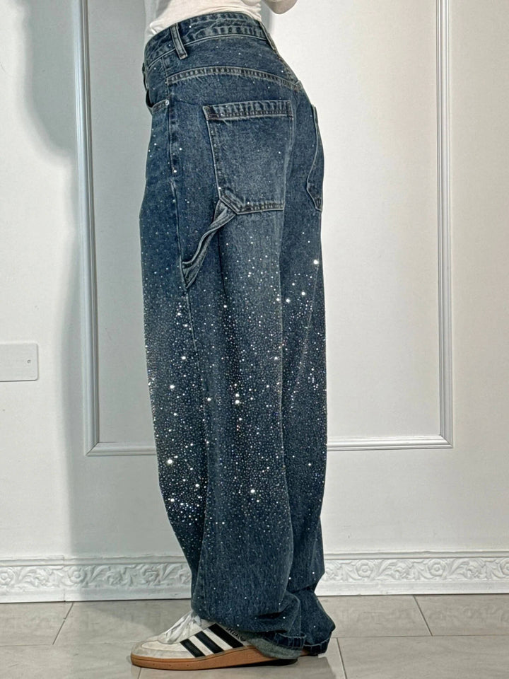 Damen Jeans mit Diamant-Optik & Klassischem Schnitt | Drune