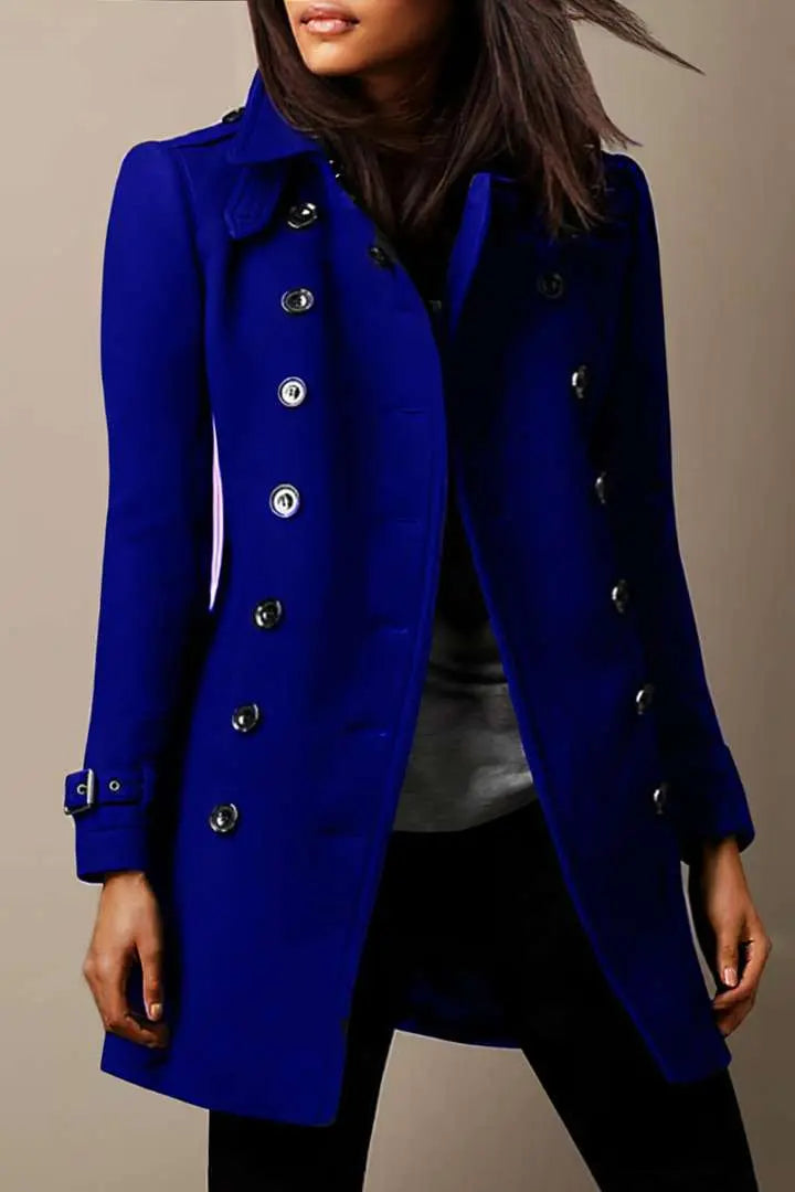 Drune | Eleganter Langer Trenchcoat