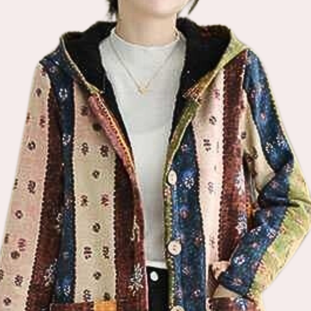 Drune | Herbstjacke mit Kapuze in mittellanger Länge für Damen