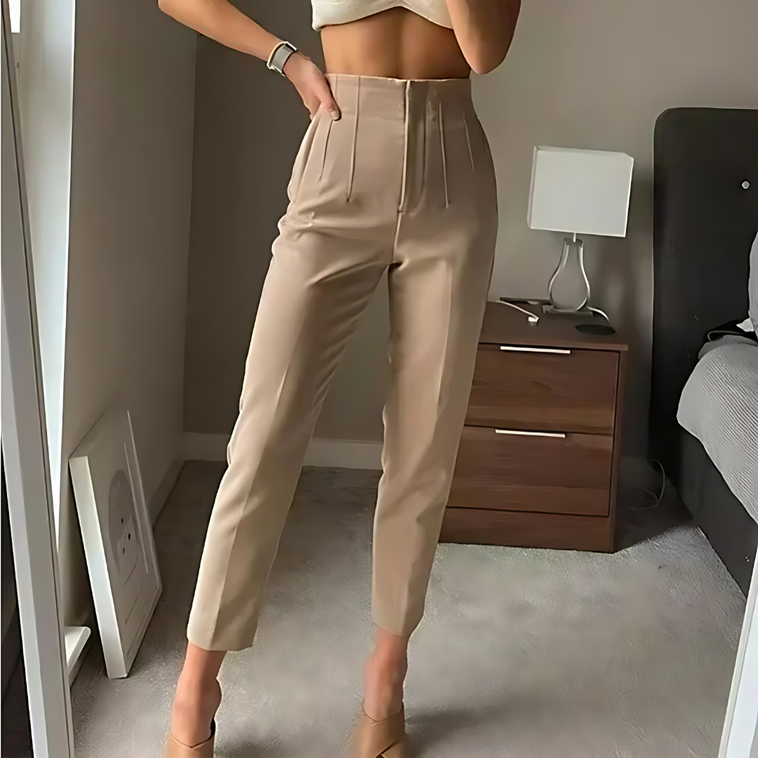 Drune | Taillierte Damen Hose Traf Fashion
