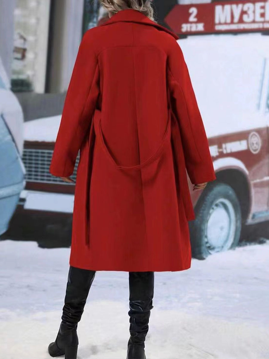 Drune | Klassischer Damen Trenchcoat Mit Doppelknopfverschluss