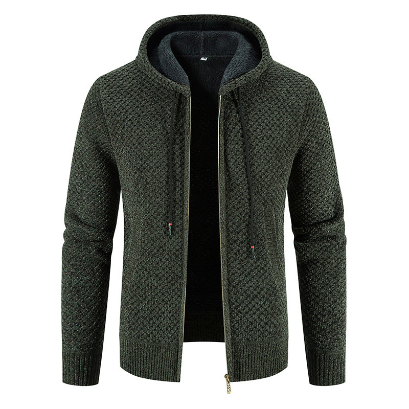 Drune | Stilvoller Kapuzen-Cardigan für Männer