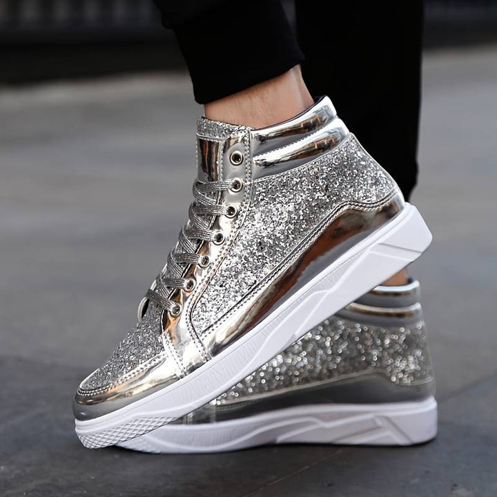 Drune | Herren Basket Schuhe mit Glänzendem Effekt