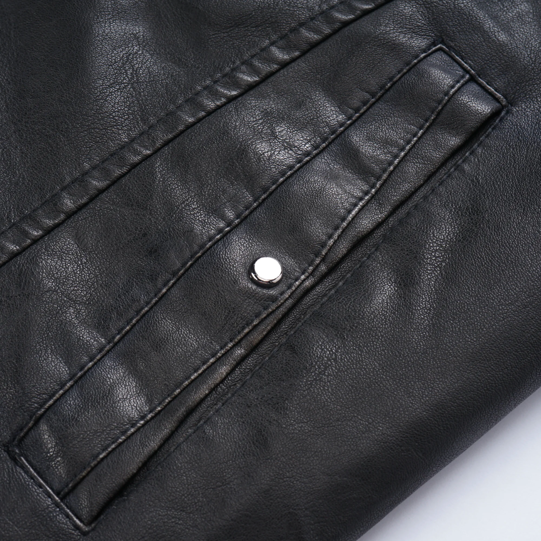 Drune | Hooded Lederjacke